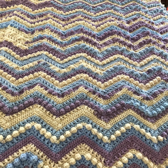 Crochet blanket, handmade by me, - Picture 2 of 2